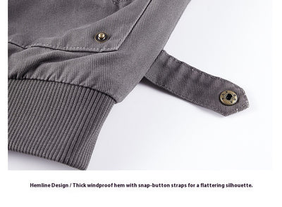 Chaqueta de Algodón Lavado con Forro Polar para Hombre - Resistente al Viento - Image 23