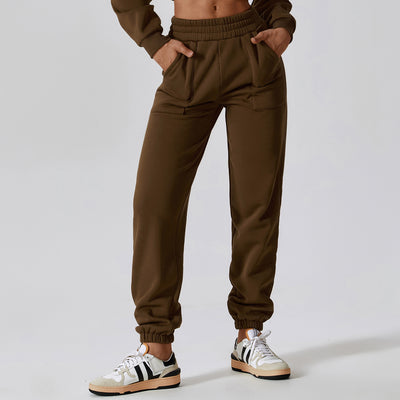Pantalones Deportivos de Terciopelo Polar para Mujer - Corte Recto y Cómodo - Image 21