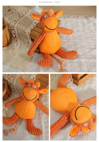 Juguetes de Peluche Sonoros para Perros - Animales de Granja Resistentes a Mordidas - Image 19