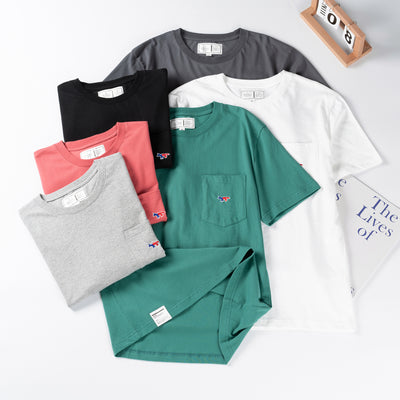 Camiseta Básica Cuello Redondo Manga Corta para Hombre - Image 10