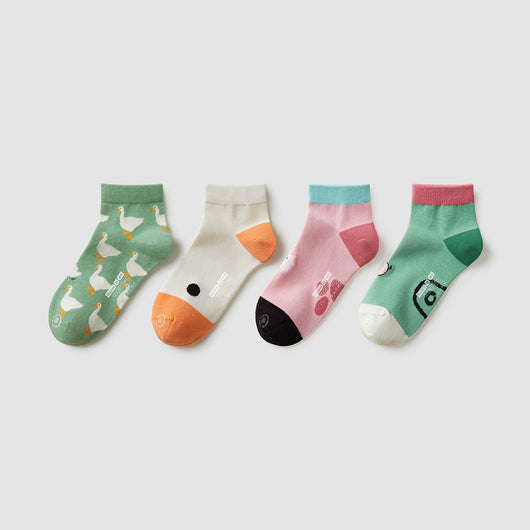 Calcetines Deportivos de Algodón con Diseño Gato y Perro - Image 6