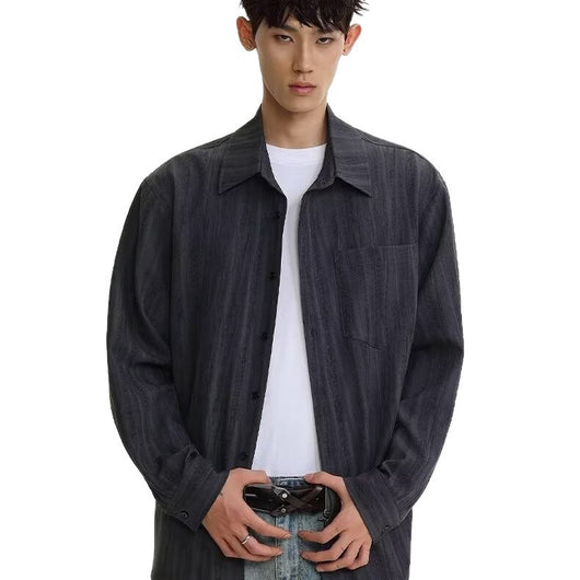 Chaqueta Casual Holgada Retro para Hombre - Estilo Vintage Moderno - Image 6