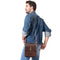 Bolso de Cuero Vintage para Hombre con Gran Capacidad