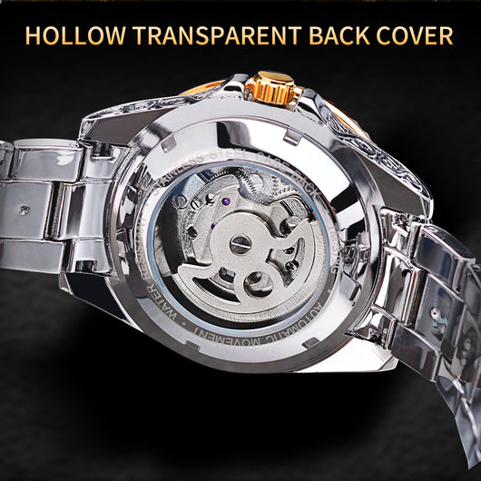 Reloj Mecánico Tourbillon Esqueleto Lujo para Hombre - Image 11