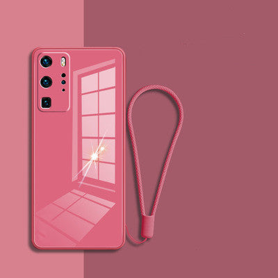 Funda de Vidrio Templado Macaron con Cuerda y Líquido - Image 7