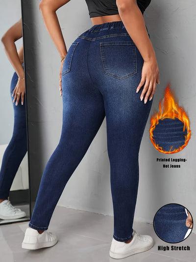 Leggins Denim Estampados de Alta Elasticidad para Mujer - Image 8
