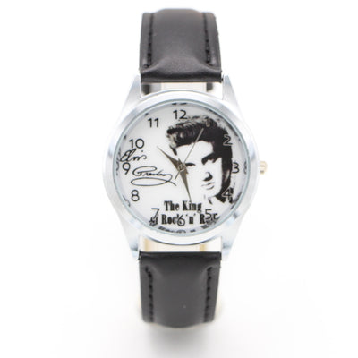 Reloj de Cuarzo Casual Unisex con Patrón Elvis y Correa Ajustable - Image 5