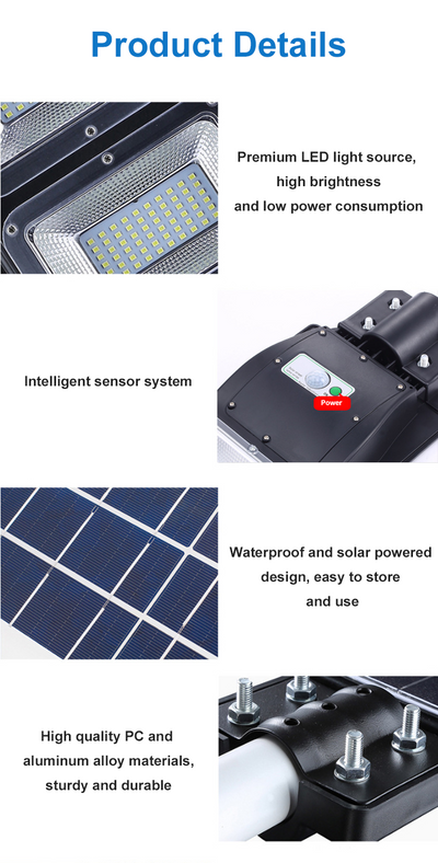 Luminaria Solar Inteligente para Exterior con Sensor de Movimiento - Image 9