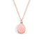 Simple Water Drop Pendant Fashion Sweet Crystal Cluster Necklace Option 3