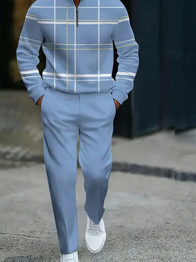 Conjunto Deportivo Casual con Polo Manga Larga y Pantalón - Image 11