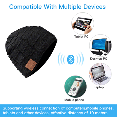 Gorro Térmico de Lana Bluetooth Inteligente - Image 8