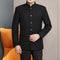 Saco Slim Fit Primavera-Otoño con Inspiración Oriental