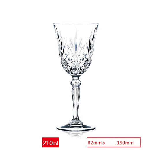 Copa de Vino Tinto Household Melody Cristal Tallado - Image 8