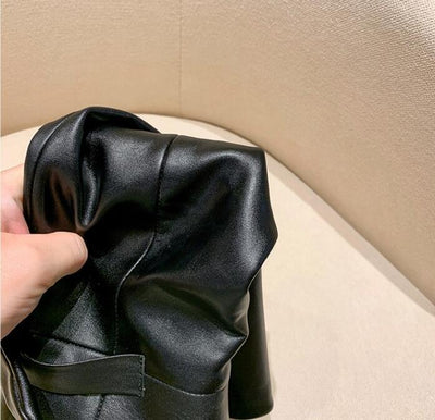 Botas Stiletto con Moño en Cuero Genuino para Mujer - Image 11