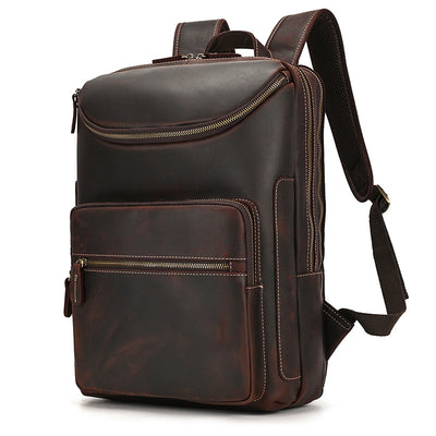 Mochila de Cuero Vintage para Hombre - Piel de Res Auténtica - Image 6