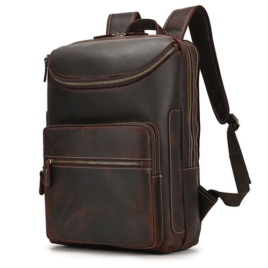Mochila de Cuero Vintage para Hombre - Piel de Res Auténtica - Image 6