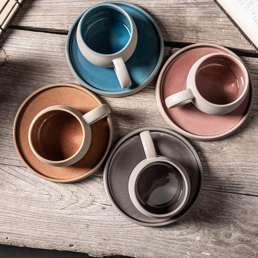 Juego de Tazas de Cerámica con Diseño Creativo - Image 12
