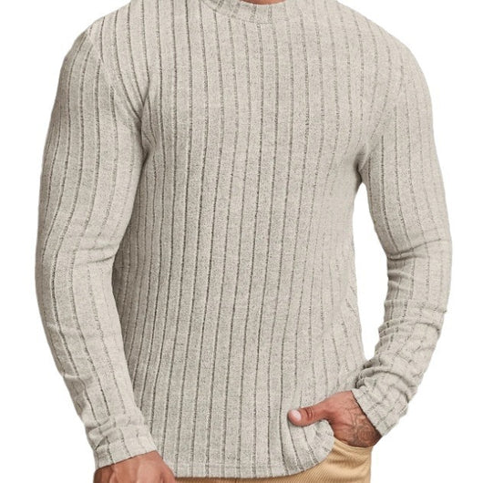 Remera Básica de Cuello Redondo y Manga Larga - Image 5