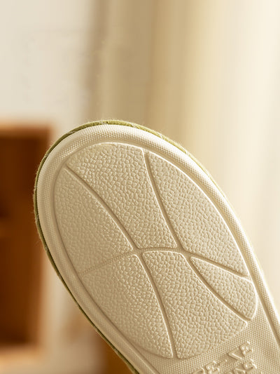 Pantuflas de Algodón y Lino - Cómodas, Transpirables y Antideslizantes - Image 10