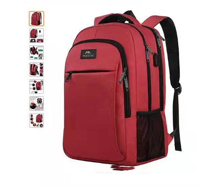 Mochila Portacomputadora Recargable para Viajes y Trabajo - Image 6