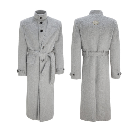 Abrigo Trench de Alpaca con Cintura Ajustable - Image 5