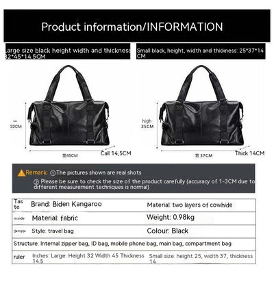 Bolsa de Viaje Unisex de Gran Capacidad con Compartimento Húmedo/Seco - Image 10