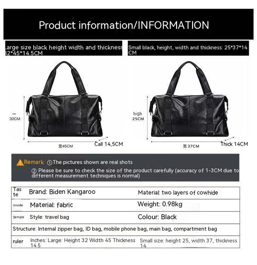 Bolsa de Viaje Unisex de Gran Capacidad con Compartimento Húmedo/Seco - Image 10