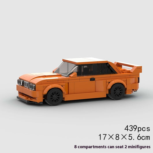 Bloques de Construcción Deportivo E30 M3 - Juguete Modelo de Carreras de Partículas Pequeñas - Image 6