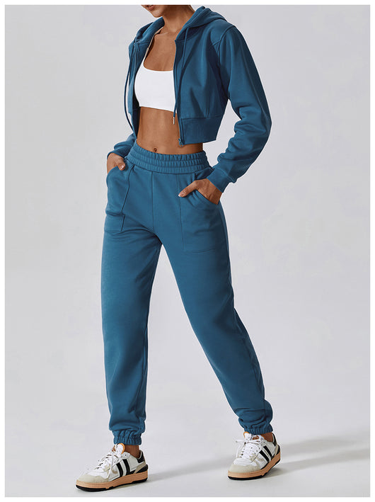 Pantalones Deportivos de Terciopelo Polar para Mujer - Corte Recto y Cómodo - Image 17