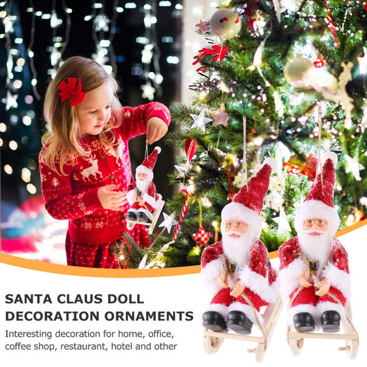 Muñecos Peluche Papá Noel de Tela - Juguetes Infantiles y Adornos Navideños - Image 3