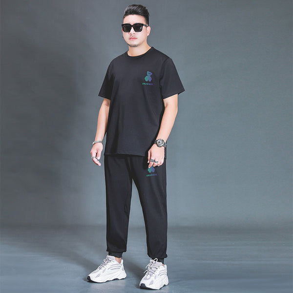 Conjunto Deportivo Oversized: Camiseta y Pantalón Holgado para Comodidad Total