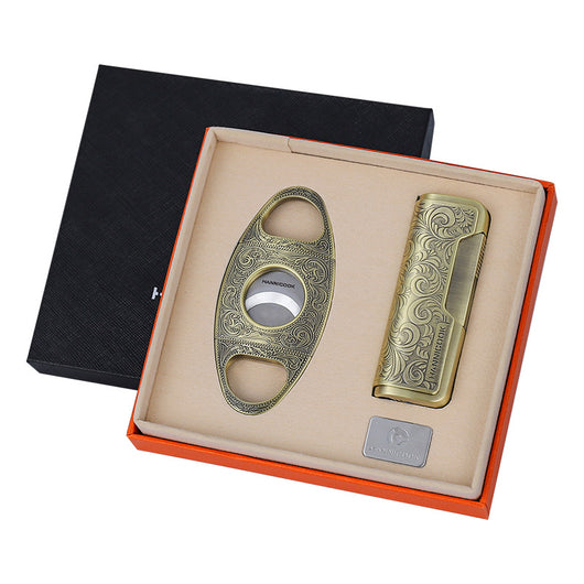 Cortador de Puros Premium con Encendedor Antorcha de Aleación de Zinc - Image 5