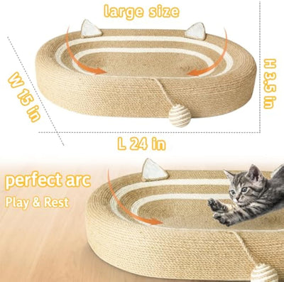 Cama Rascador 3 en 1 para Gatos con Almohadillas de Sisal Antideslizantes - Image 2