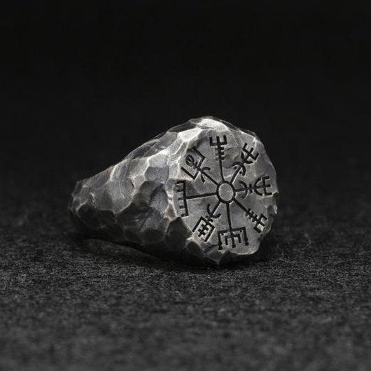 Anillo Brújula Vintage Grabado - Image 9