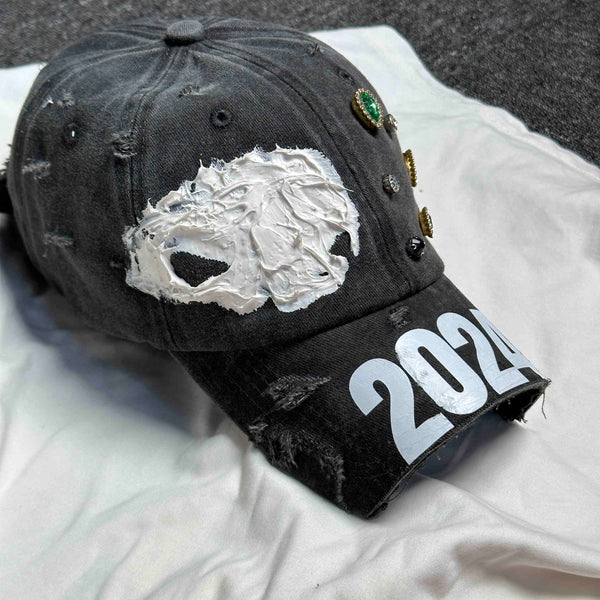 Gorra de Béisbol Vintage Lavada Talla Grande