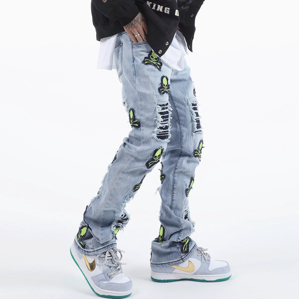 Pantalones Slim Straight de Alta Moda Urbana para Hombre