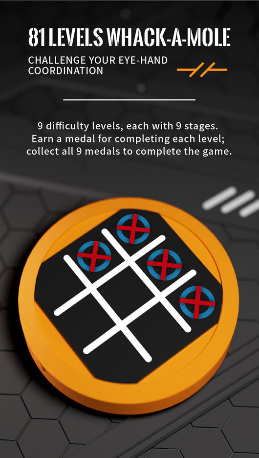 Consola de Juegos Portátil 4 en 1: Entrenamiento Mental Tic-Tac-Toe - Image 12