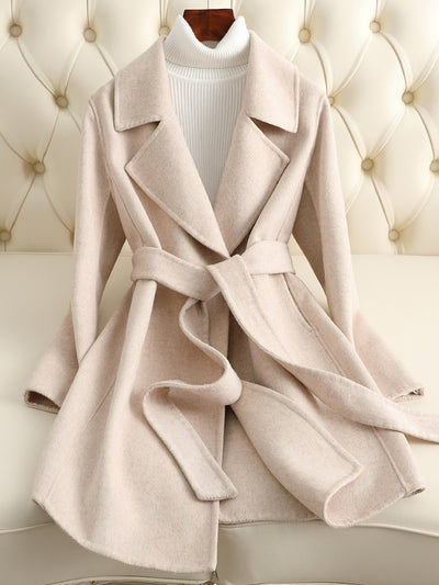 Abrigo Reversible de Cachemira Mediano para Mujer - Image 8