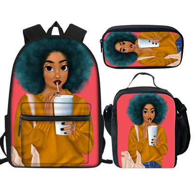 Mochila Escolar Multifuncional con Estampado Creativo para Niñas - Image 13
