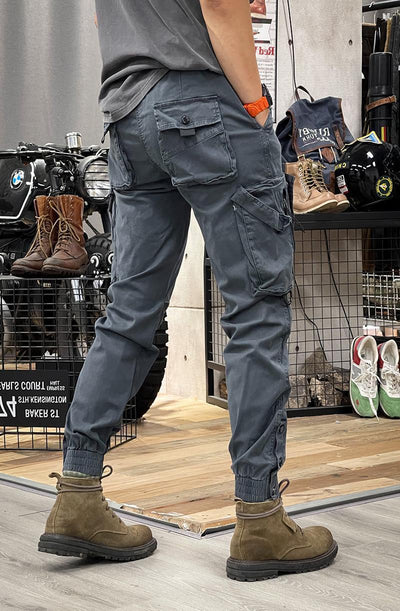 Pantalones Tácticos Casual de Pierna Recta para Hombre con Puños Ajustables - Image 23
