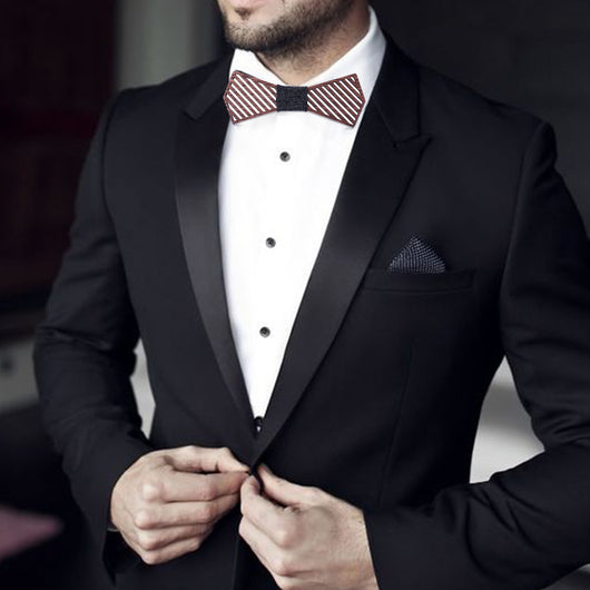 Corbata de Moño de Madera Maciza Estilo Europeo y Americano - Image 12