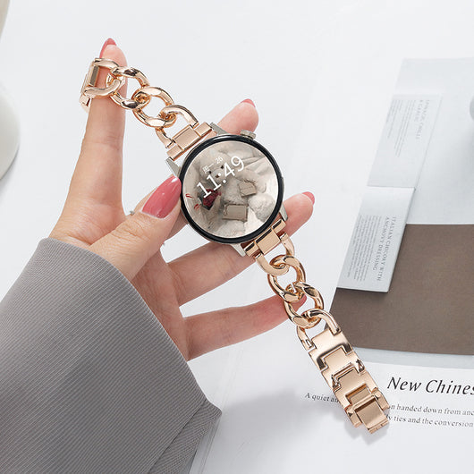 Correa Metálica GT2 Estilo Chanel para Reloj Inteligente - Image 9