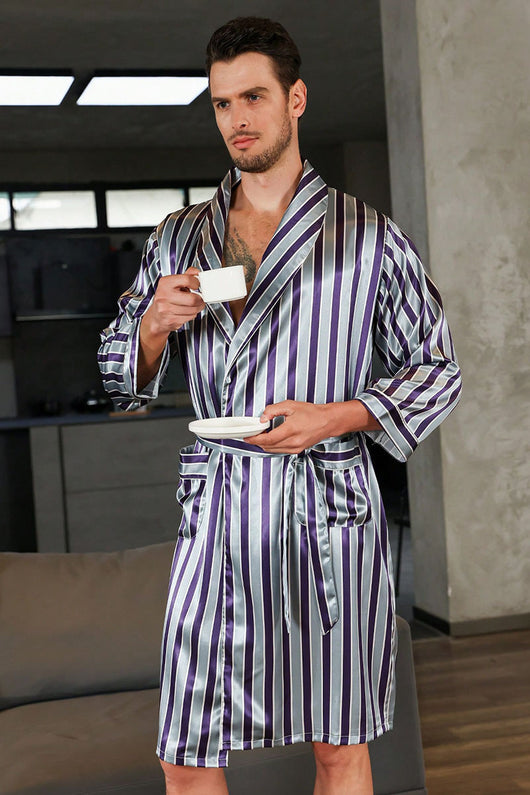 Bata de Seda para Hombre - Cómoda y Elegante para Verano - Image 30