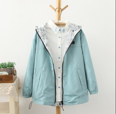 Chaqueta Reversible Estilo Coreano - Abrigo Béisbol Trendy Dos Caras - Image 14