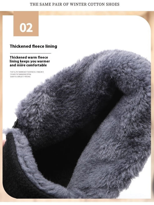 Zapatos Térmicos Acolchados Antideslizantes para Hombre – Estilo Beijing Tradicional - Image 10