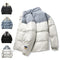 Abrigo de Invierno para Hombre Casual con Cuello Alto Acolchado en Algodón