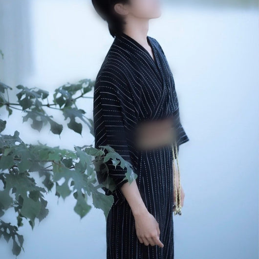 Kimono Formal Tradicional Japonés para Hombre - Image 11