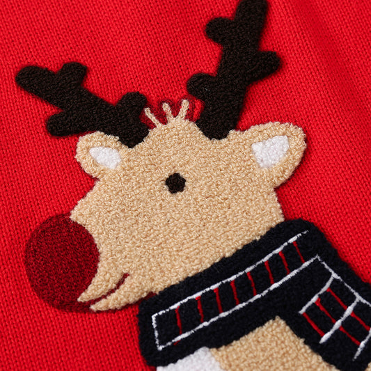 Suéter Navideño Grueso con Reno Cartoon - Abrigo Cálido para Invierno - Image 2