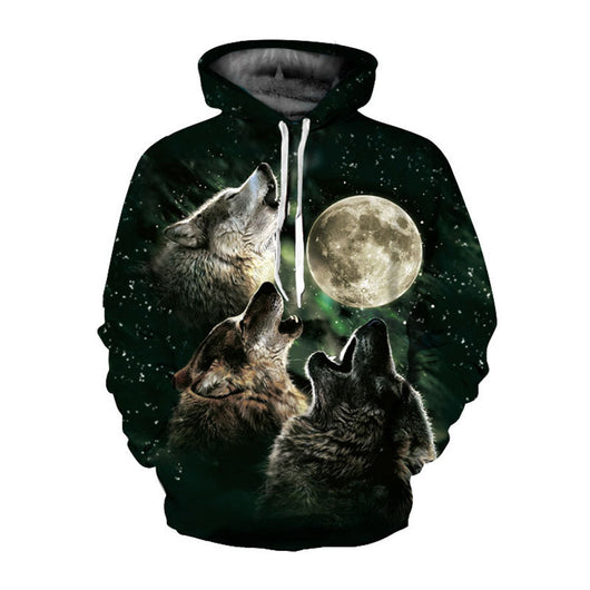 Sudadera Hoodie Mochizuki Wolf con Impresión 3D Digital para Hombre - Image 3