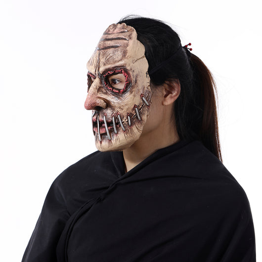 Máscara de Látex Terror Boca Grande con Detalles de Uñas para Festivales de Horror - Image 4